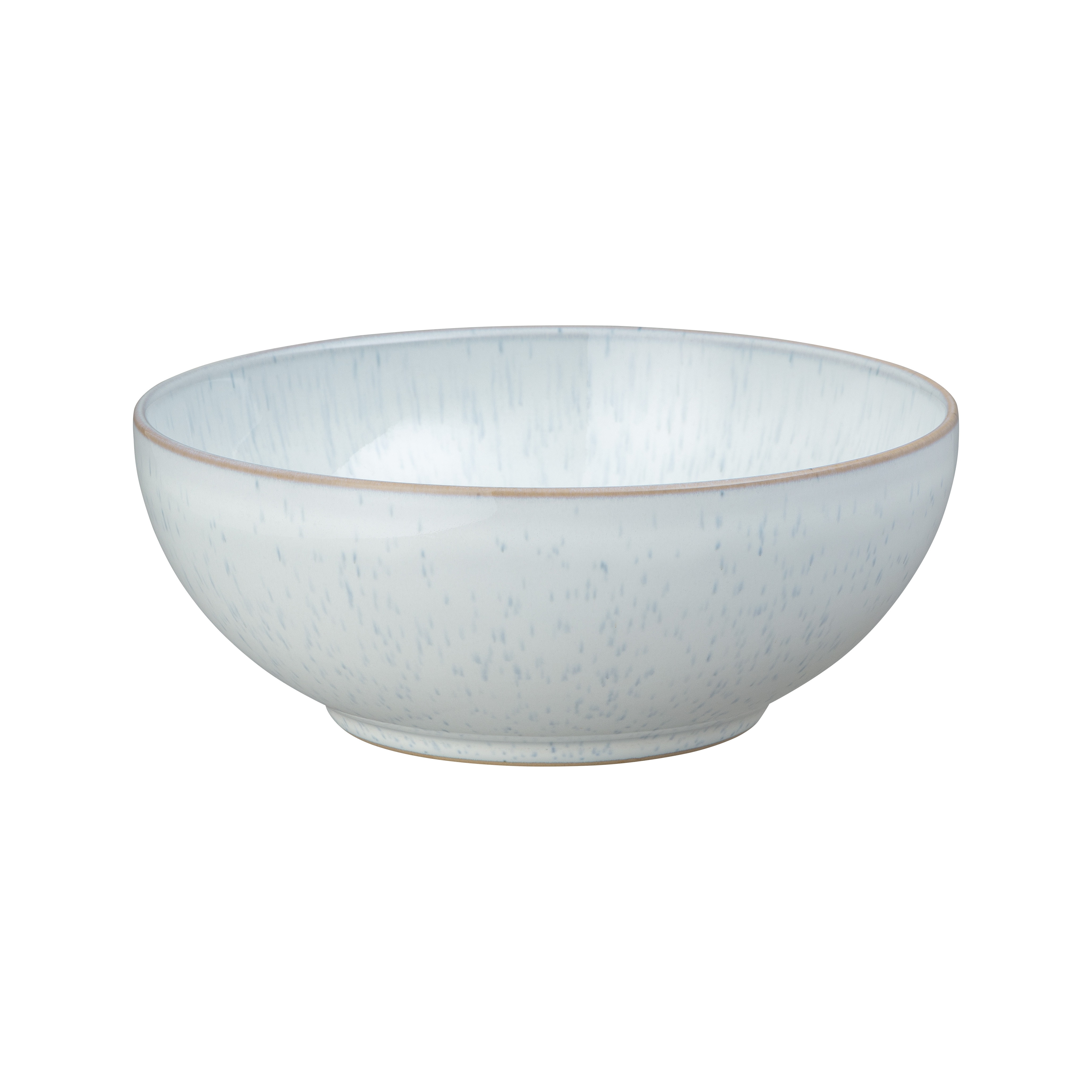 Product photograph of White Speckle Coupe Cereal Bowl from Denby Retail Ltd